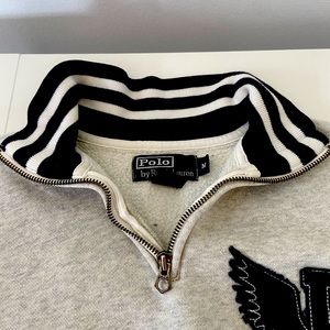 Polo Ralph Lauren fleece cotton qtr zip sz- M